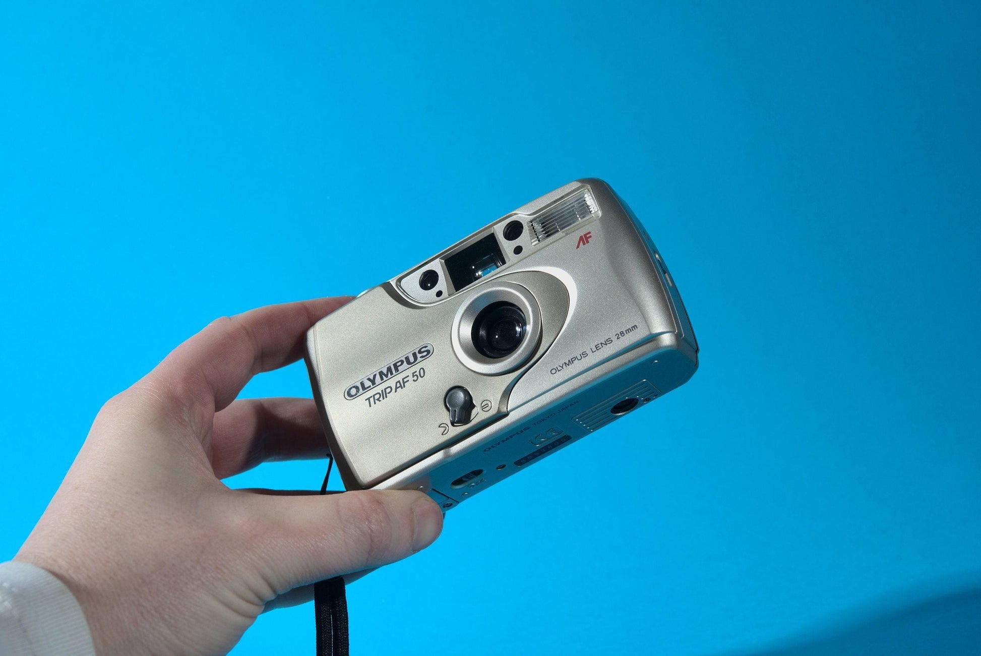 Olympus trip af50 vintage camera, custom print with your text, point and shoot, working 35mm film camera, autofocus with flash, retro camera - Vintage Polaroid Instant Cameras