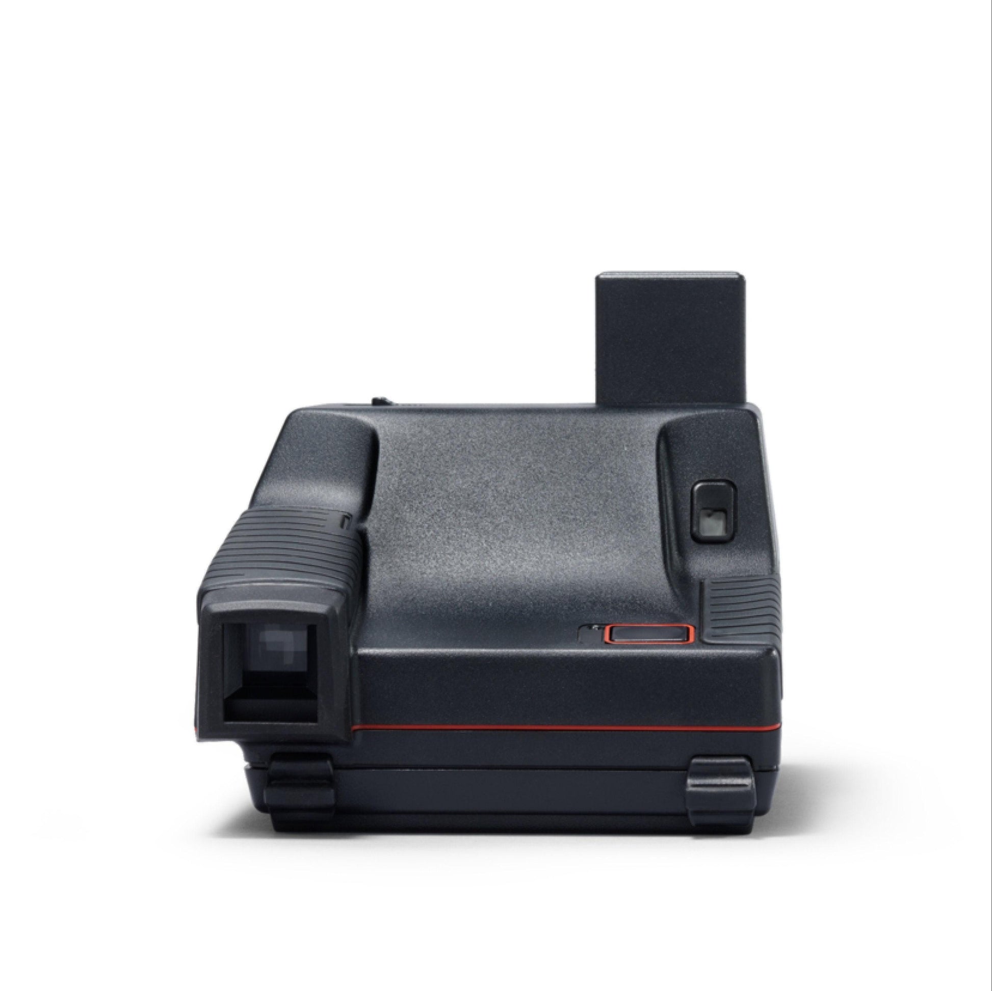 Polaroid impulse portrait instant film camera black - vintage 600 film camera with built-in flash, fixed focus lens, and retro design - Vintage Polaroid Instant Cameras