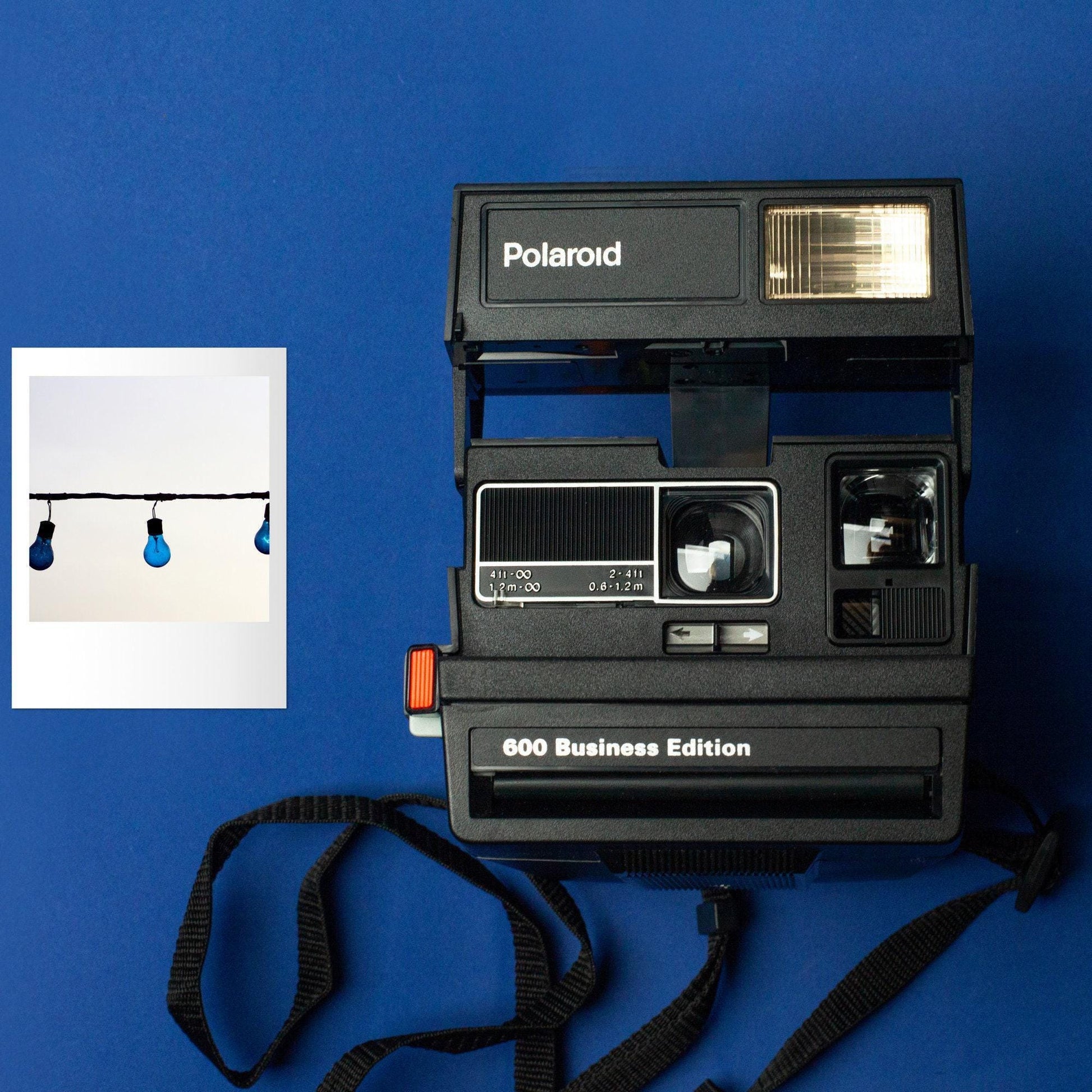 Polaroid 600 perfectly workig vintage camera, polaroid camera business edition, instant film camera, custom print with your text - Vintage Polaroid Instant Cameras