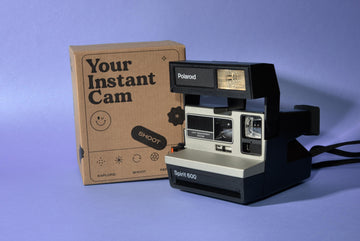 Polaroid spirit 600 silver | vintage instant film camera | 80s polaroid camera | 600 film compatible | retro photography gift - Vintage Polaroid Instant Cameras
