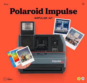 Polaroid Impulse AF Instant Camera, Vintage Polaroid 600 Camera, Autofocus Instant Film Camera - -Tested Working - Vintage Polaroid Instant Cameras