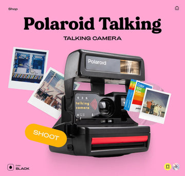 Polaroid 636 Talking Camera, Vintage Instant Camera, Point and Shoot, Analog Camera Tested & Working, Retro Photo Gift - Vintage Polaroid Instant Cameras