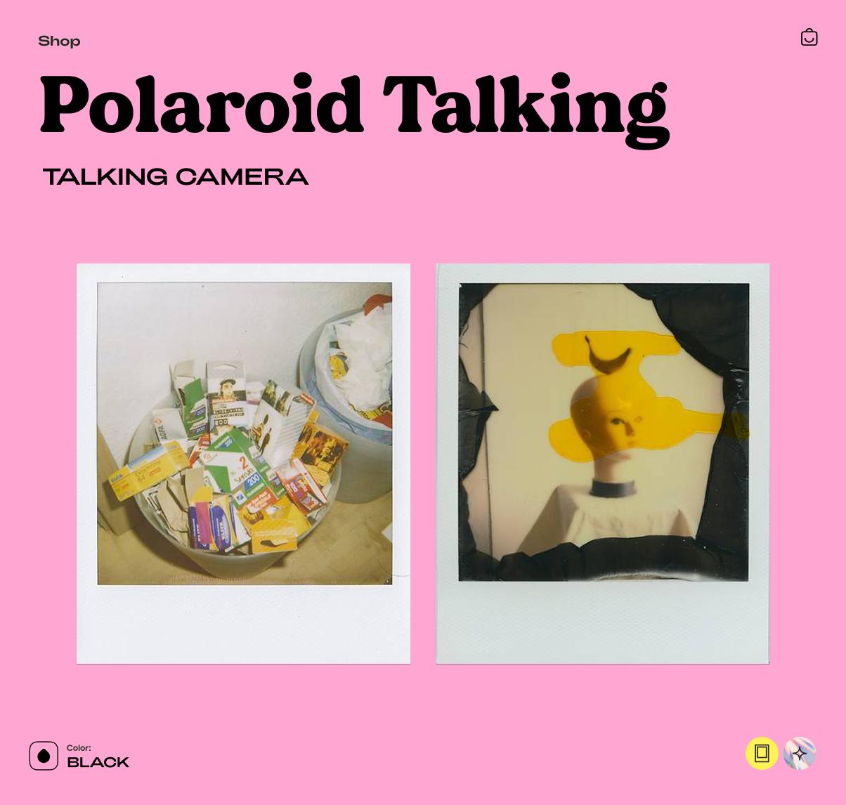 Polaroid 636 Talking Camera, Vintage Instant Camera, Point and Shoot, Analog Camera Tested & Working, Retro Photo Gift - Vintage Polaroid Instant Cameras