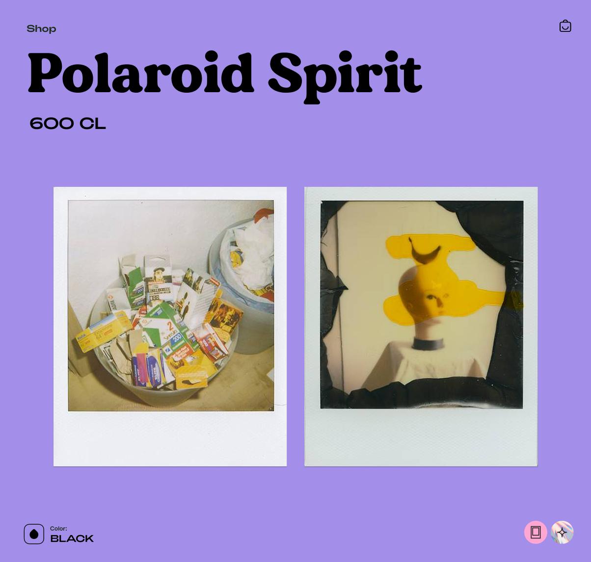 Polaroid Spirit 600 CL, Vintage Instant Camera, Point and Shoot, Analog Camera Tested & Working, Retro Photo Gift - Vintage Polaroid Instant Cameras