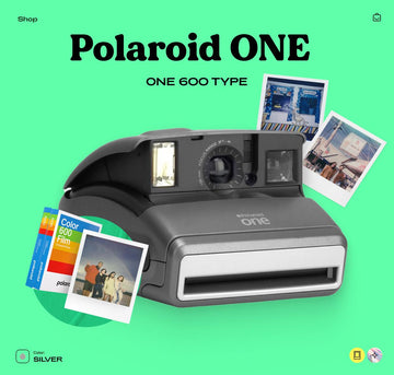 Polaroid One 600 Instant Camera – Vintage Film Camera with Flash, Tested & Working, Retro Photo Gift - Vintage Polaroid Instant Cameras
