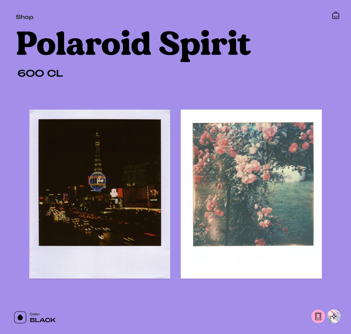 Polaroid Spirit 600 CL, Vintage Instant Camera, Point and Shoot, Analog Camera Tested & Working, Retro Photo Gift - Vintage Polaroid Instant Cameras