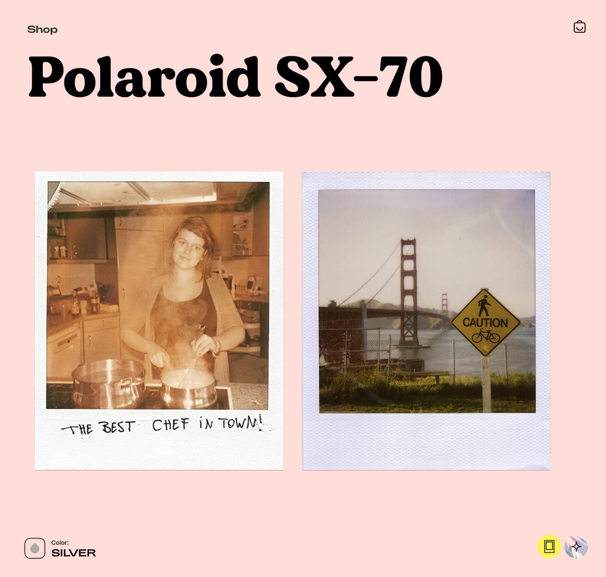 Polaroid SX-70 Land Camera – Vintage Folding Instant Camera, Classic Analog Polaroid, Tested Working - Vintage Polaroid Instant Cameras