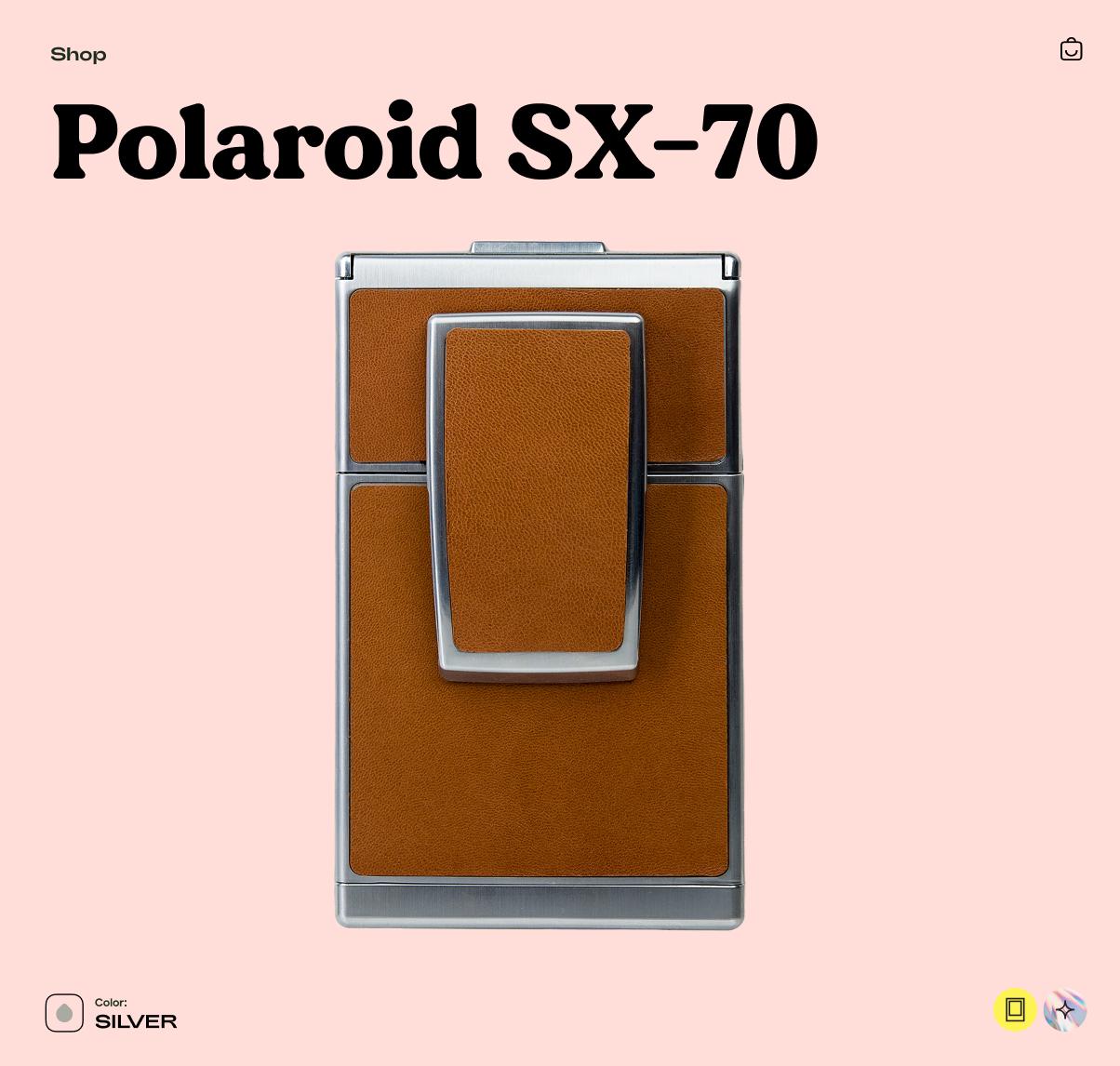 Polaroid SX-70 Land Camera – Vintage Folding Instant Camera, Classic Analog Polaroid, Tested Working - Vintage Polaroid Instant Cameras