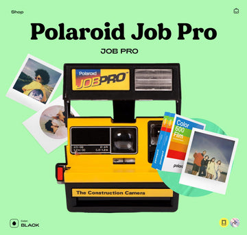 Polaroid Job Pro 600 Instant Film Camera – Vintage Industrial Polaroid, Tested & Working, Retro Photography Gift - Vintage Polaroid Instant Cameras