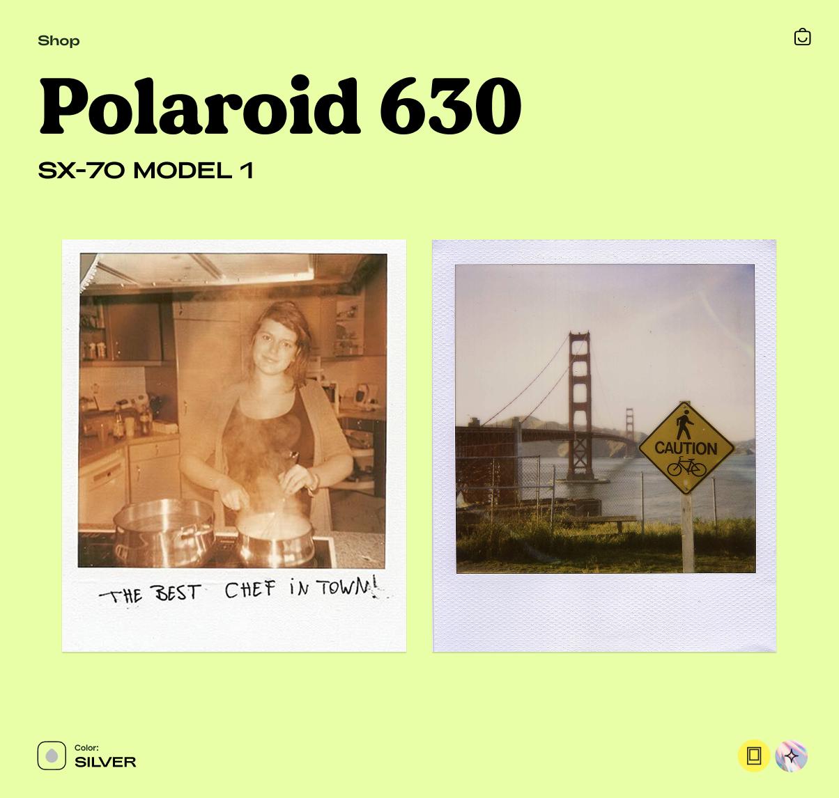 Polaroid Lightmixer 630 Instant Film Camera – Vintage Polaroid 600 Point and Shoot, Tested & Working - Vintage Polaroid Instant Cameras