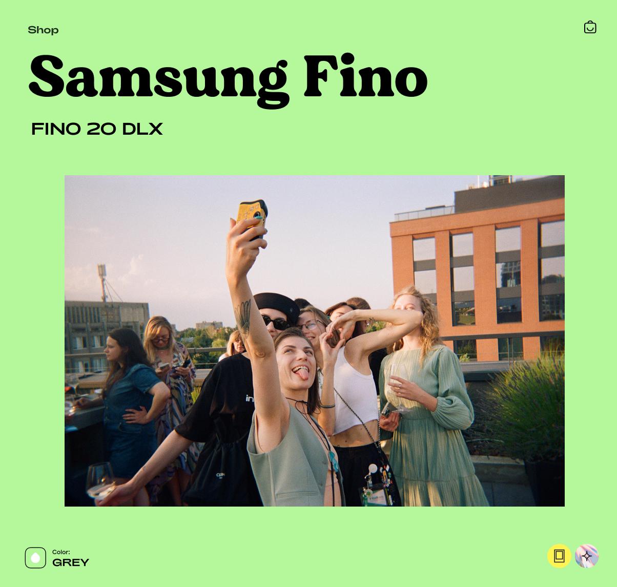 Vintage Samsung Fino 20 DLX Film Camera – 35mm Compact Analog - Vintage Polaroid Instant Cameras