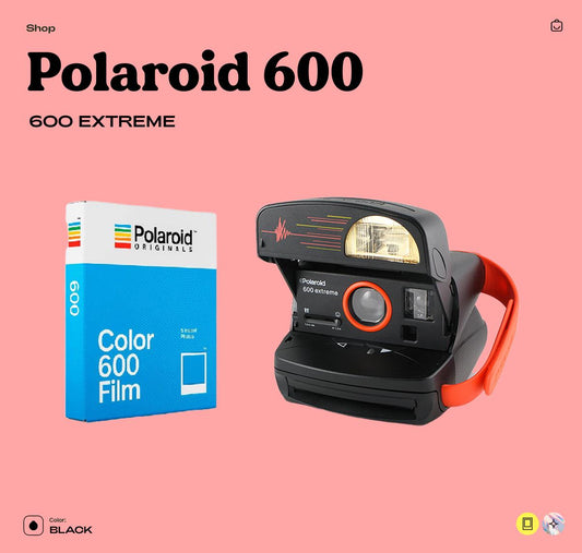 Polaroid 600 Extreme Instant Camera – Vintage 90s Icon, Tested & Working - Vintage Polaroid Instant Cameras