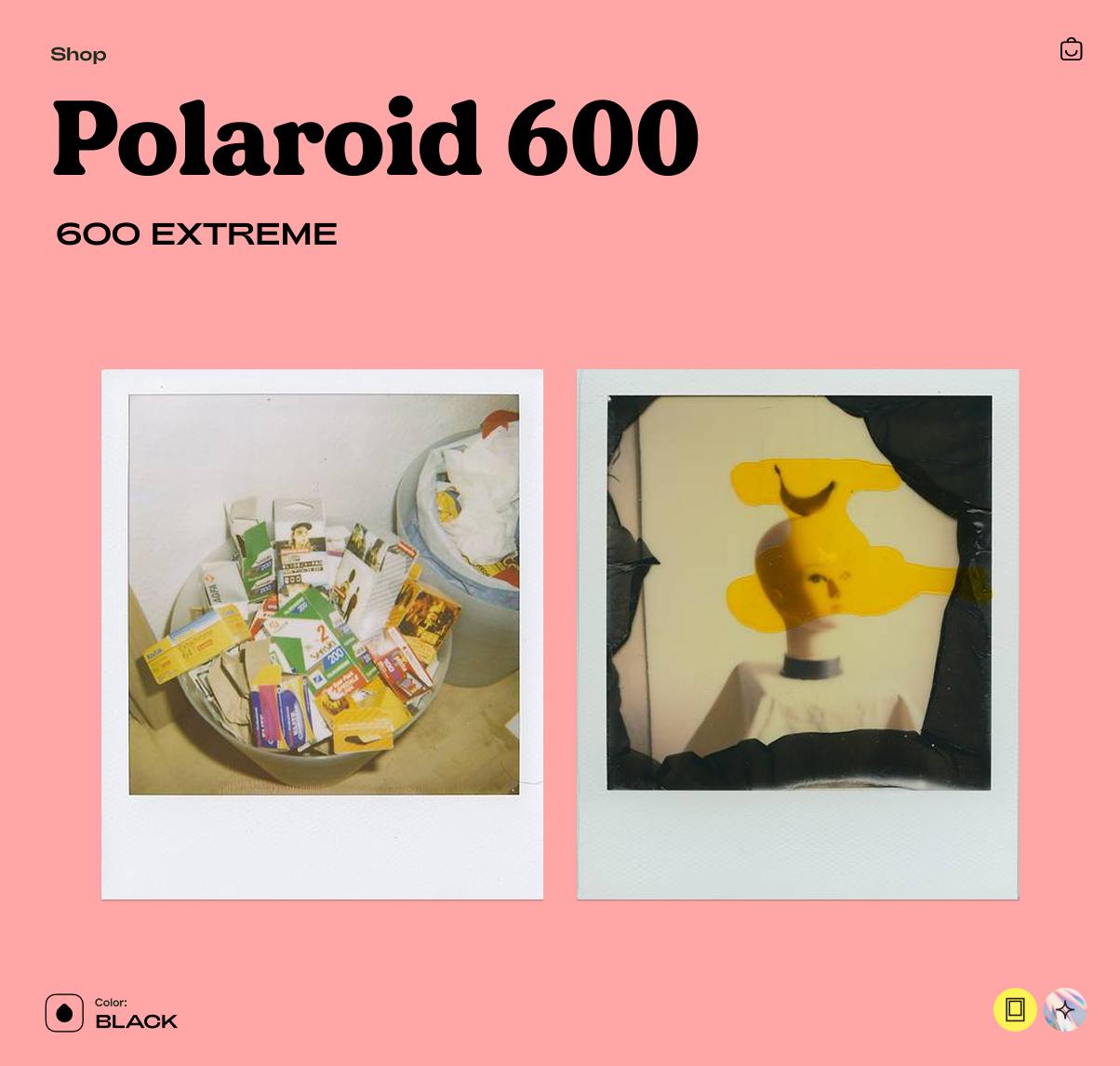 Polaroid 600 Extreme Instant Camera – Vintage 90s Icon, Tested & Working - Vintage Polaroid Instant Cameras