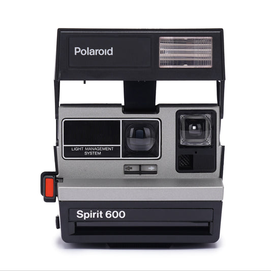 Vintage Polaroid Spirit 600 Grey Silver Instant Camera - Vintage Polaroid Instant Cameras
