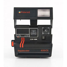 Load image into Gallery viewer, Polaroid 635 CL Supercolor Red Stripes Instant Film Camera - Vintage Polaroid Instant Cameras
