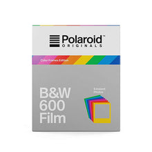 Load image into Gallery viewer, B&amp;W (Black and White) Film for 600 Type Polaroid Instant Camera - Hard Color Frames - Vintage Polaroid Instant Cameras