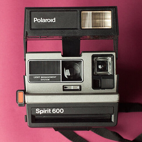 Polaroid Spirit 600 Grey Silver Instant Film Camera Vintage Polaroid 600 Type Film Camera - Vintage Polaroid Instant Cameras