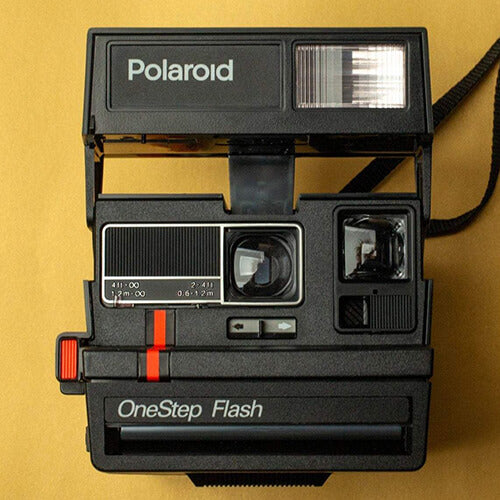 Polaroid One Step Flash Red Stripe Instant Film Camera Vintage Polaroid