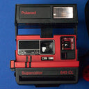 Polaroid 645 CL Supercolor Camera Instant Film Camera Red Vintage Polaroid 600 type film camera
