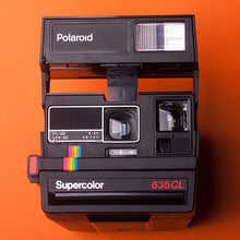 Load image into Gallery viewer, Polaroid 635 CL Supercolor Boxed Instant Film Camera Rainbow Vintage Polaroid 600 type film camera - Vintage Polaroid Instant Cameras