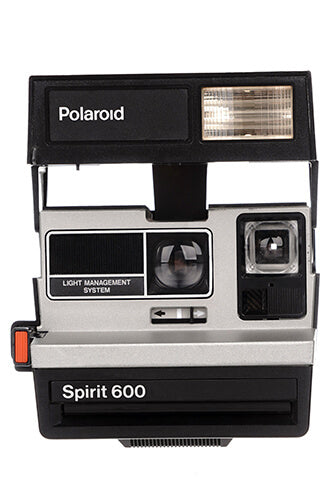 Polaroid Spirit 600 Grey Silver Instant Film Camera Vintage Polaroid 600 Type Film Camera Tested and Working Lifetime Warranty