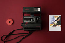 Load image into Gallery viewer, Vintage Camera Polaroid 635 CL Supercolor Red Stripes Instant Film Camera - Vintage Polaroid Instant Cameras