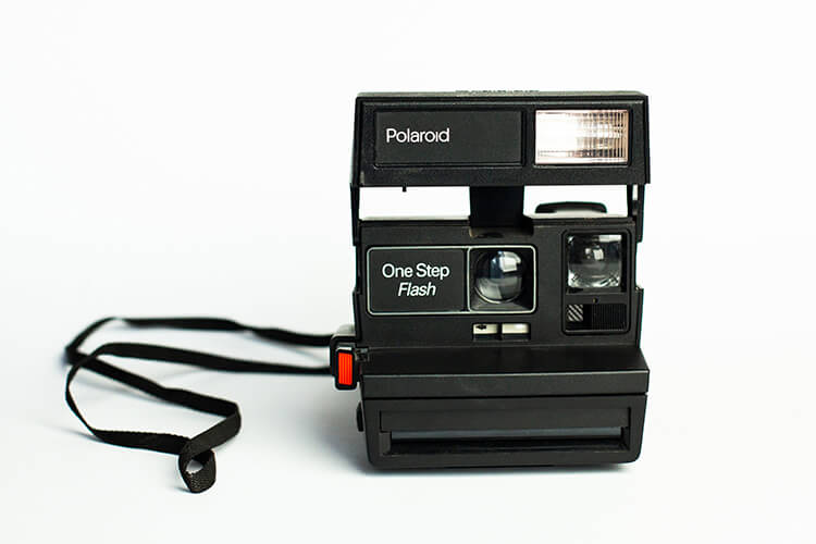 Polaroid Instant Print Camera One Step Flash Instant Film Camera Vintage  Polaroid 600 Type Film