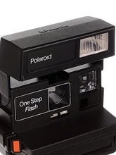 Load image into Gallery viewer, Square Polaroid Instant Camera One Step 600 Flash Instant Print Camera 80s 90s - Vintage Polaroid Instant Cameras