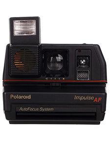 Old fashioned Polaroid Impulse Autofocus AF Instant Film Camera Black - Vintage Polaroid Instant Cameras