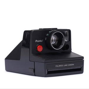 Vintage Polaroid Land Camera Pronto! Black with Red Button