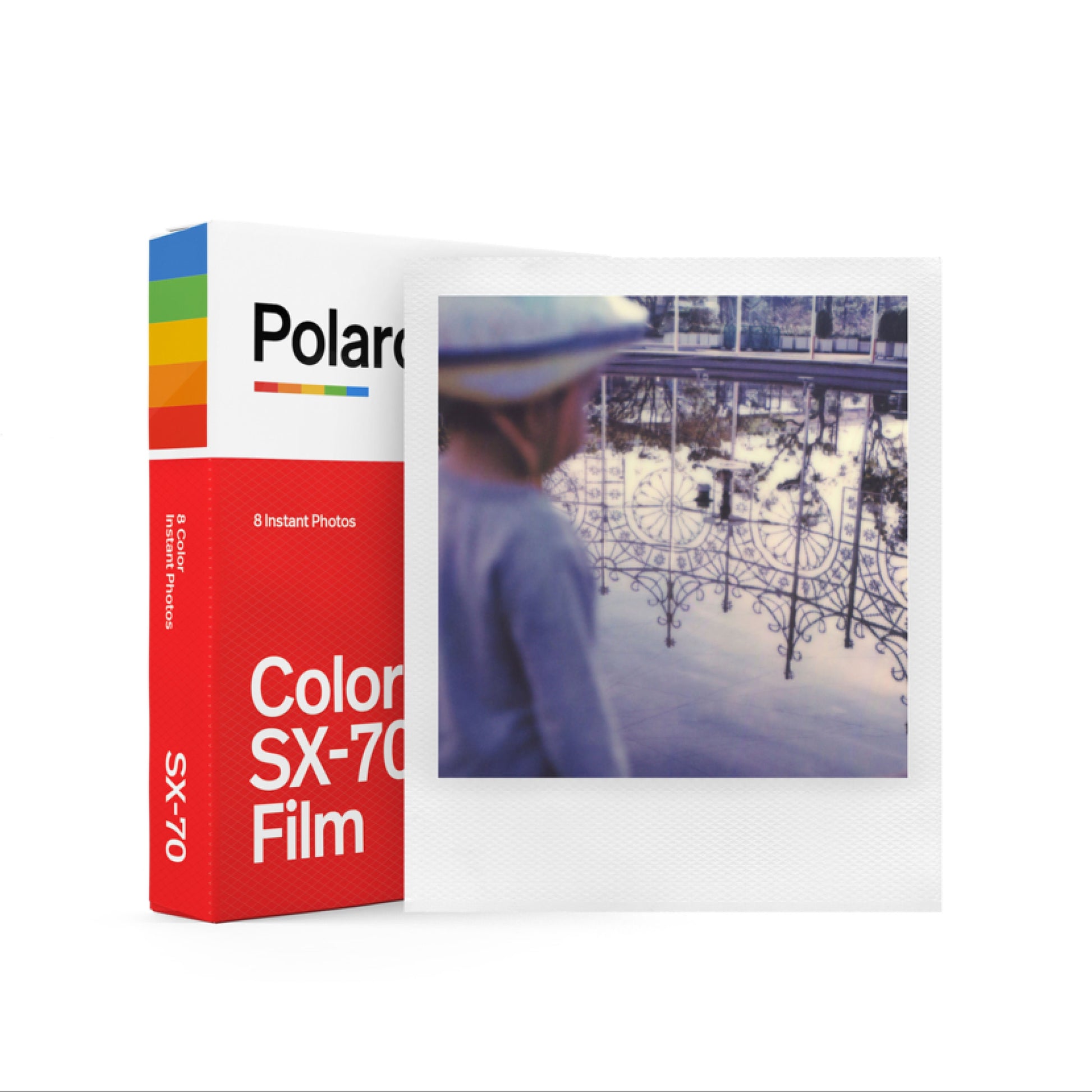 Vintage Polaroid SX-70 Land Camera One Step 1000 - White Rainbow
